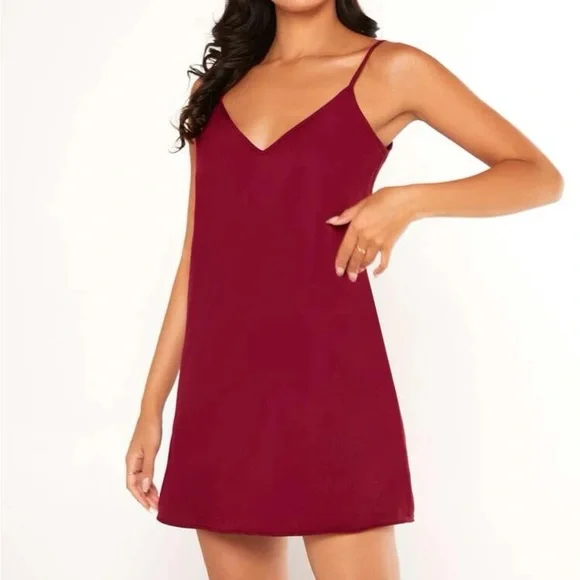burgundy dress tank top Square neck ruched tank top Burgundy Burgundy / Large